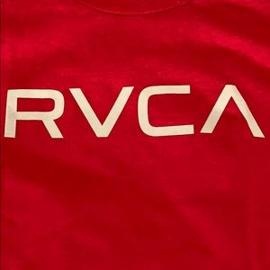 RVCA Shirts - NWT RVCA tee red XL RVCA Shirts - NWT RVCA tee red XL